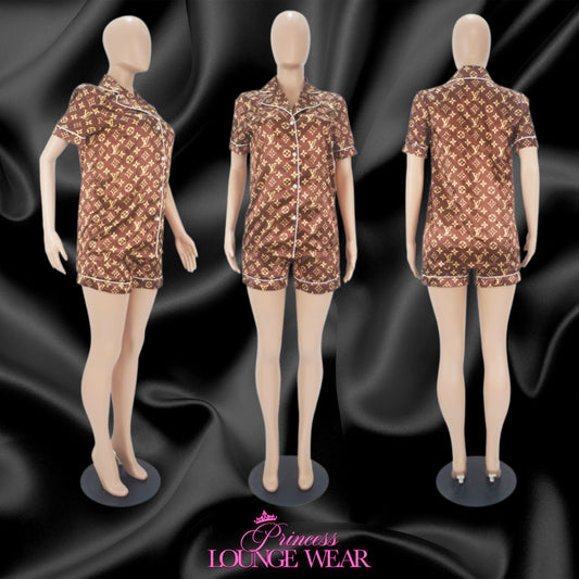 Brown Louis Short Set
