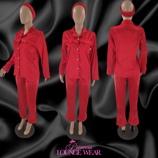 Red Louis Trouser Set