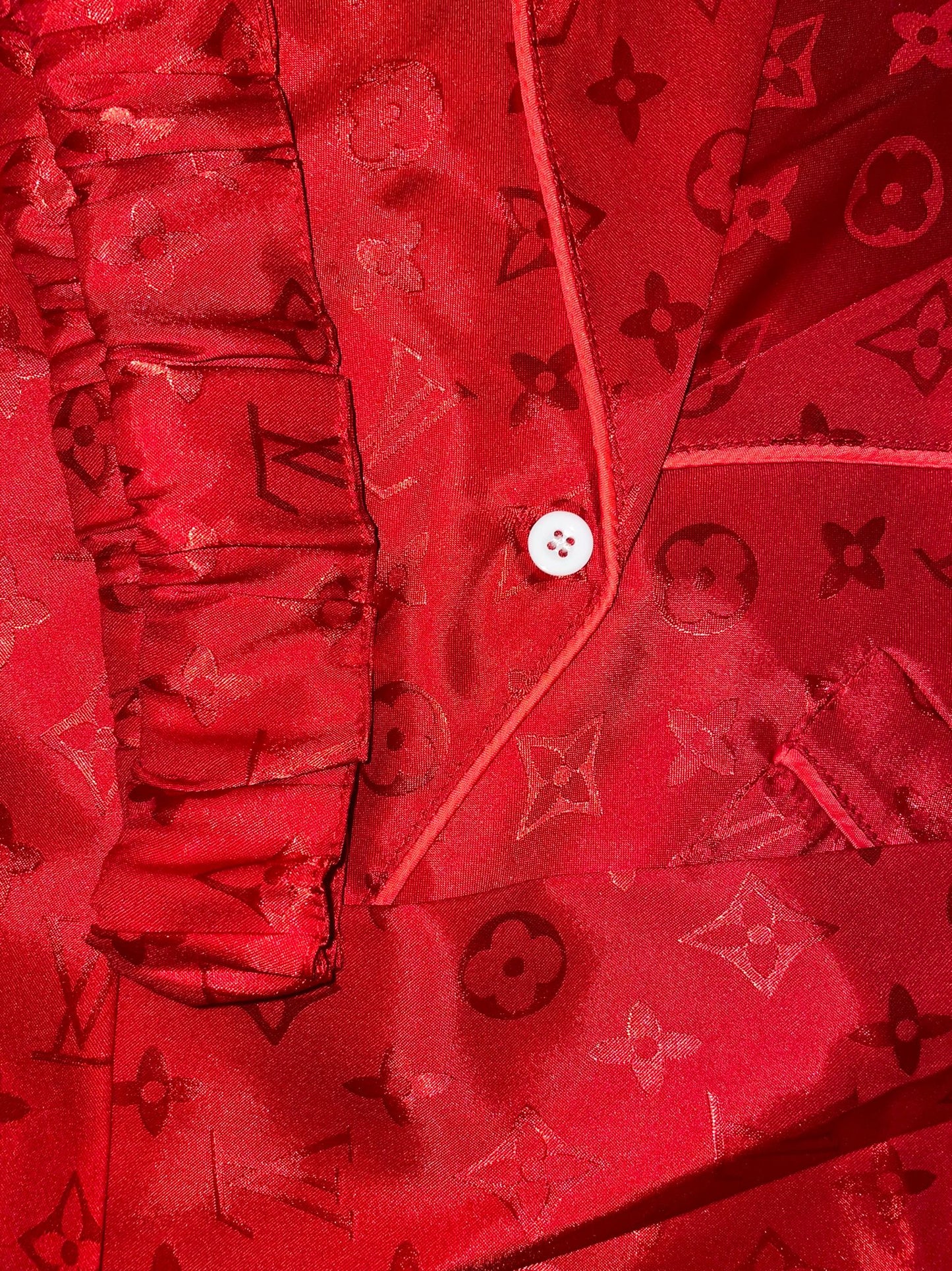 Red Louis Trouser Set