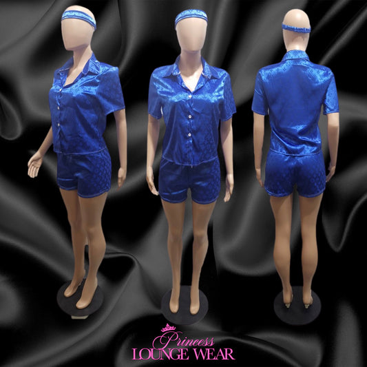 Blue Louis Short Set